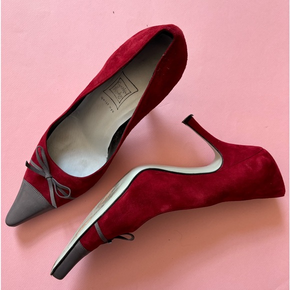 Cynthia Rowley Geist NYC pointy tow pumps - Picture 2 of 8